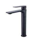 Lavatorio Wico Alto Flat Negro 31cm