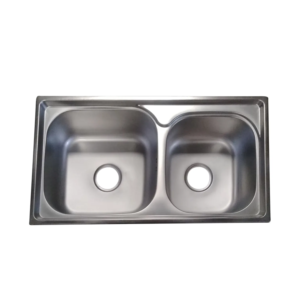 Pileta y media Ac. Inox 78x42x22