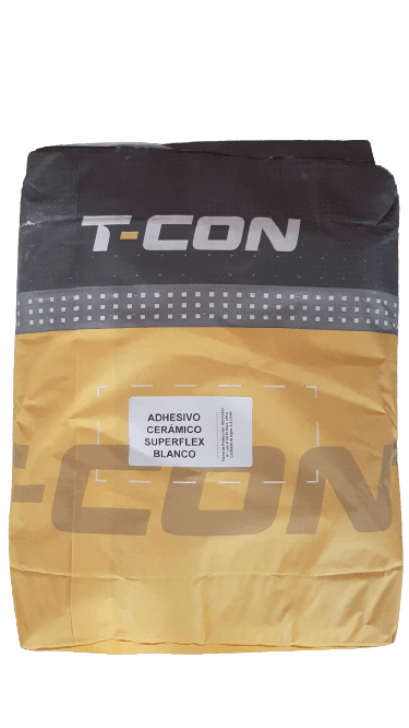 Adhesivo Piscina Superflex 25 Kg Blanco T-CON